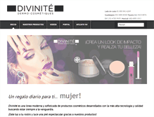 Tablet Screenshot of divinite.com.mx